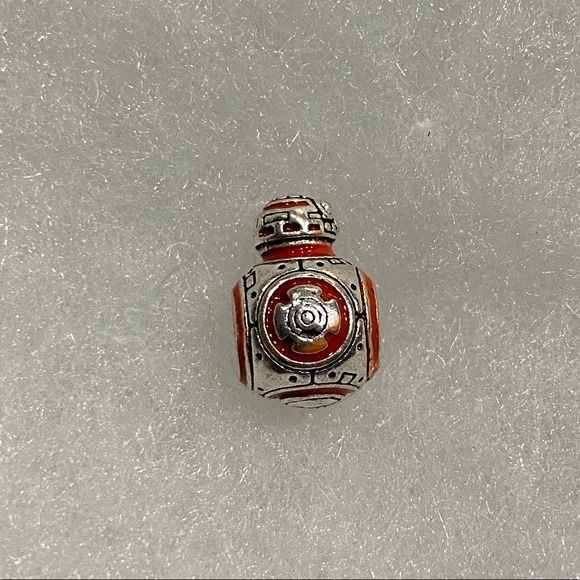 NEW•Silver BB-8 android DIY charm/bead - Picture 4 of 6